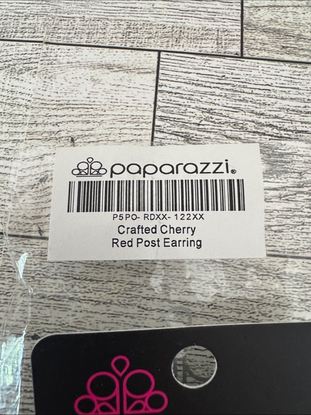 Paparazzi Raffia Crafted Cherry Dangle Earrings NWT - Picture 5 of 5